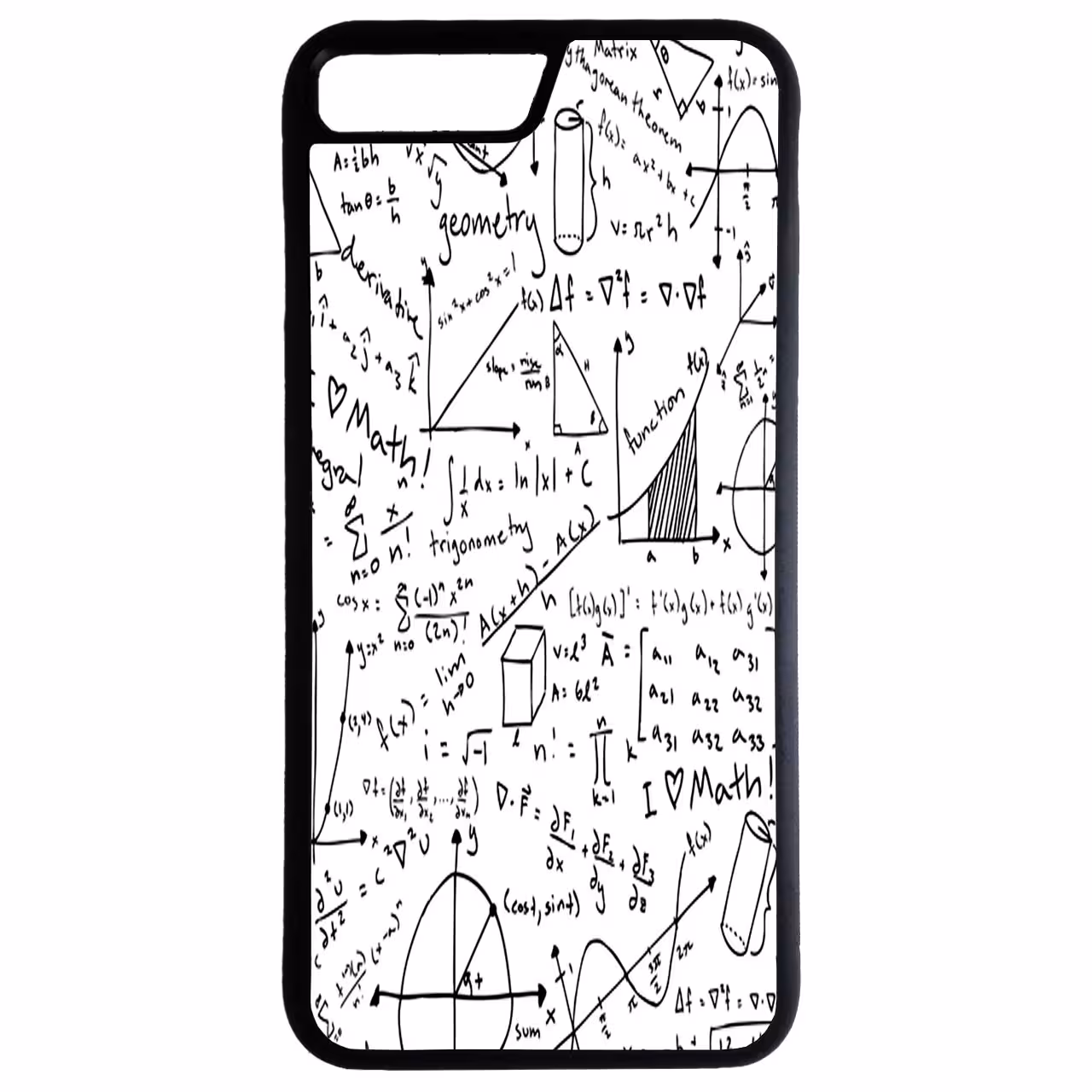 کاور طرح ریاضی کد 7105 مناسب برای گوشی موبایل اپل iphone 7 plus/8 plus