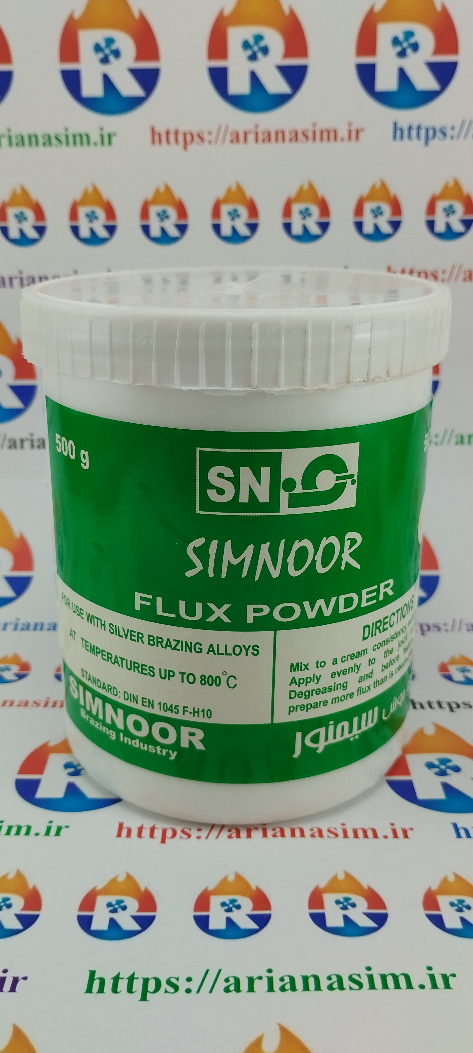 فلکس یا پودر جوشکاری نقره 500g برند سیمنور FLUX | آریا سیتی