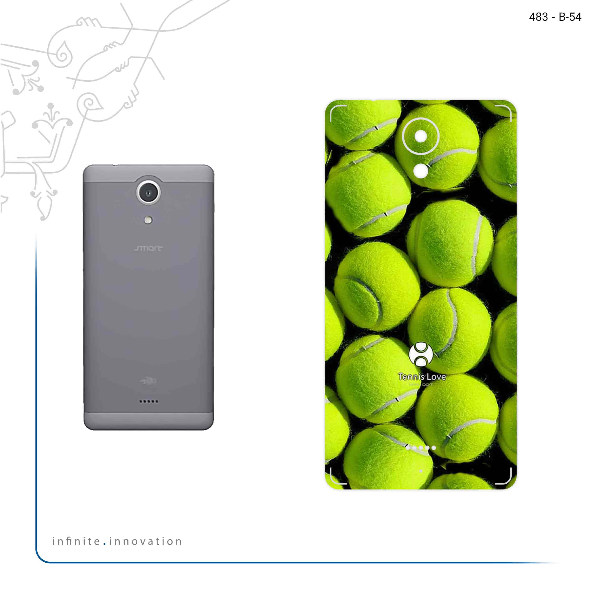 برچسب پوششی ماهوت مدل Tennis مناسب برای گوشی موبایل اسمارت Art Lite