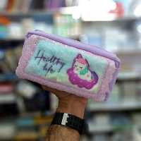 جامدادی دو زیپ پولیشی و پولکی طرح یونیکورن