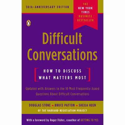 کتاب Difficult Conversations اثر جمعی از نویسندگان انتشارات تازه ها