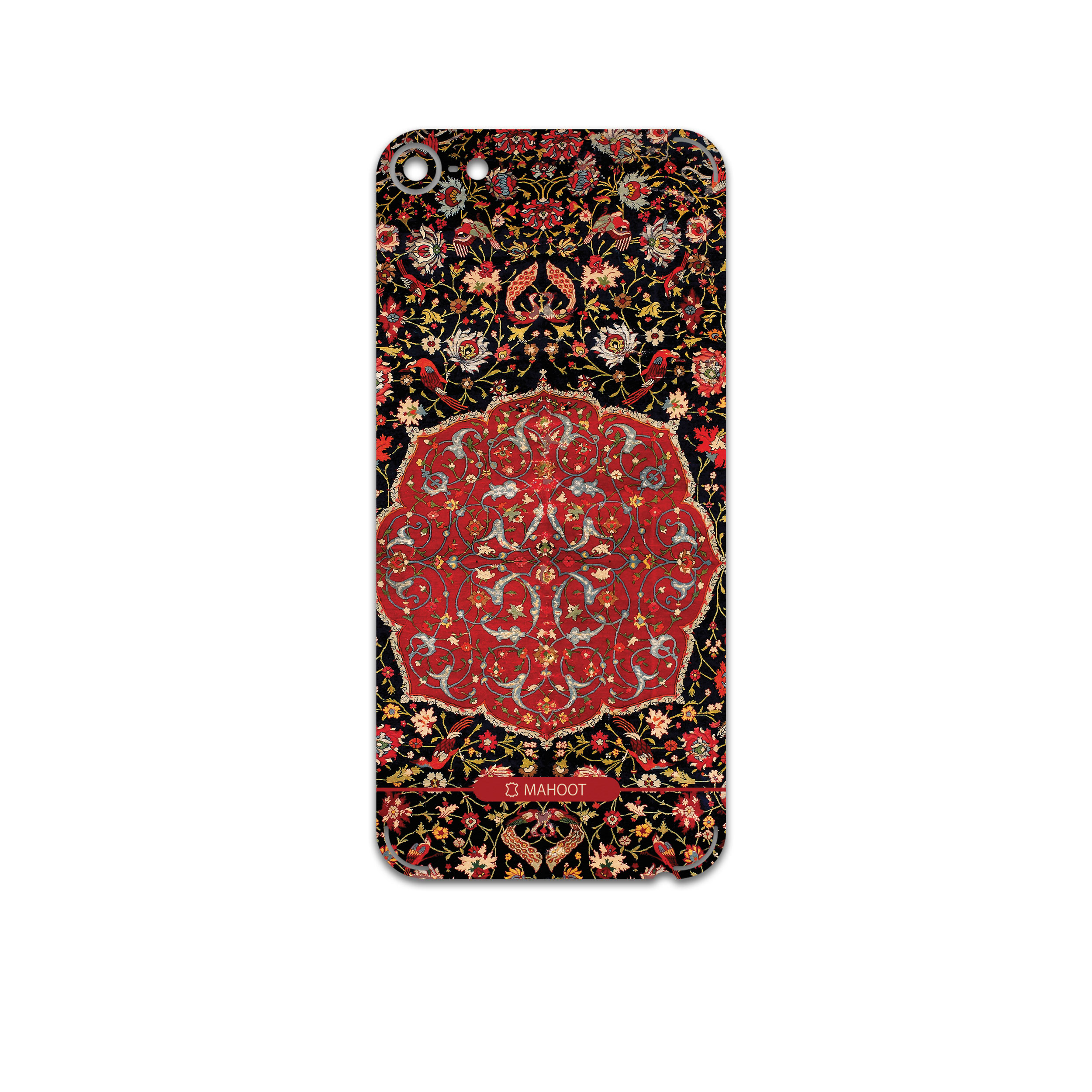 برچسب پوششی ماهوت مدل Persian-Carpet-Red مناسب برای گوشی موبایل اپل iPod touch 6th Gen