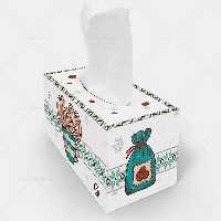 جعبه دستمال کاغذی طرح زمستان | گرافیک با طعم تربچه