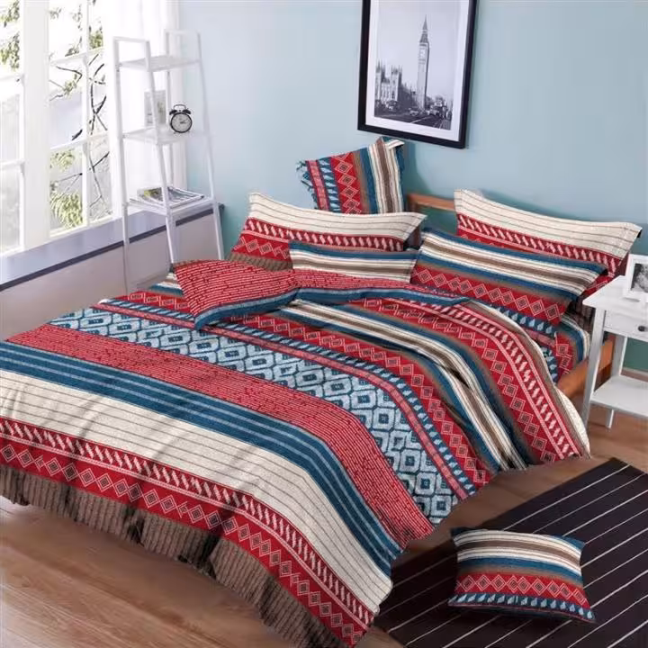 سرویس روتختی مدل گلیم دونفره 6تکه