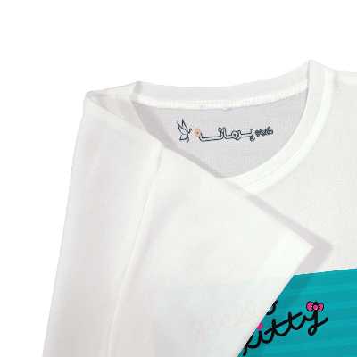 تی شرت بچگانه پرمانه طرح Kitty کد pmt.2365
