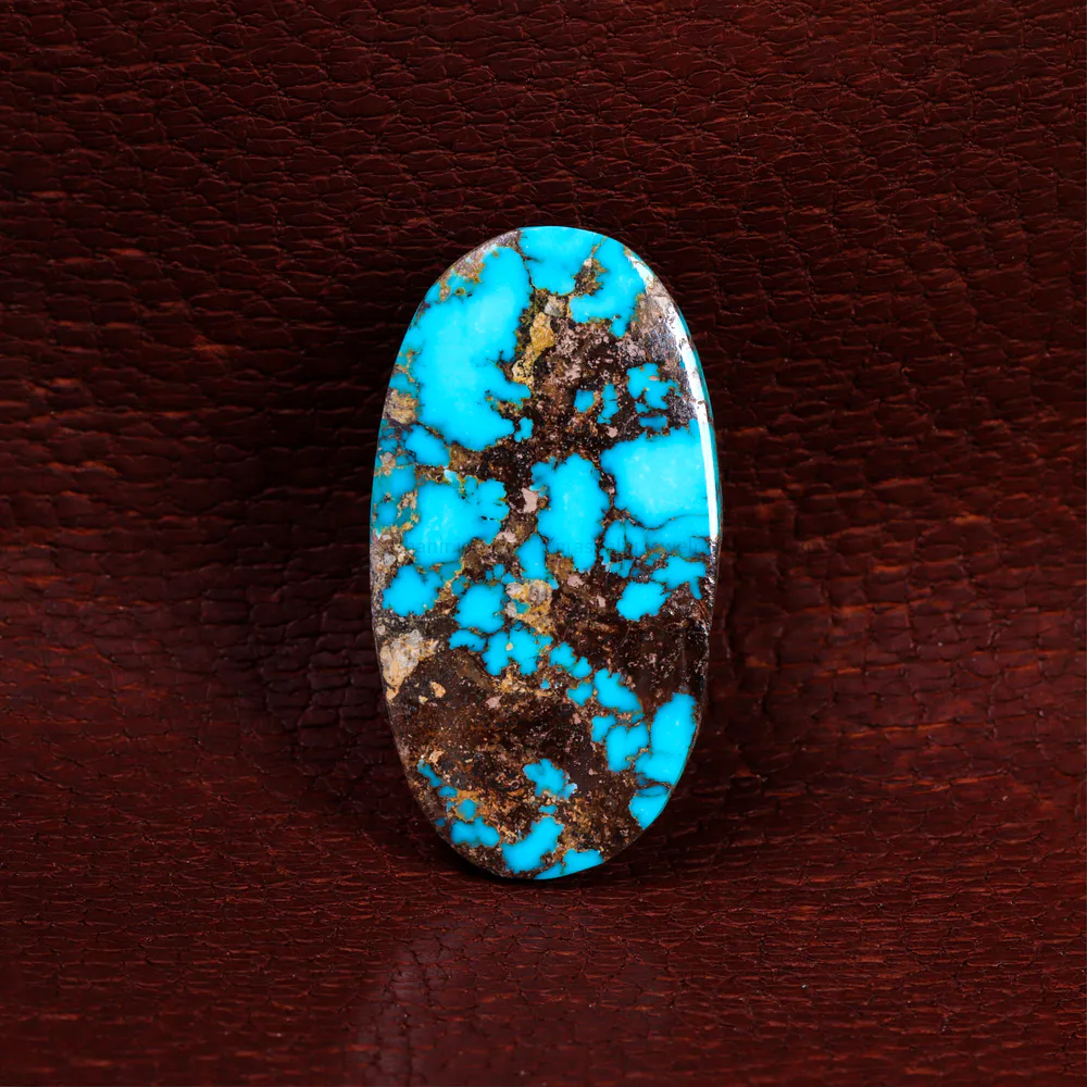 نگین فیروزه شجری کد 15213 - جواهری مشاهیر