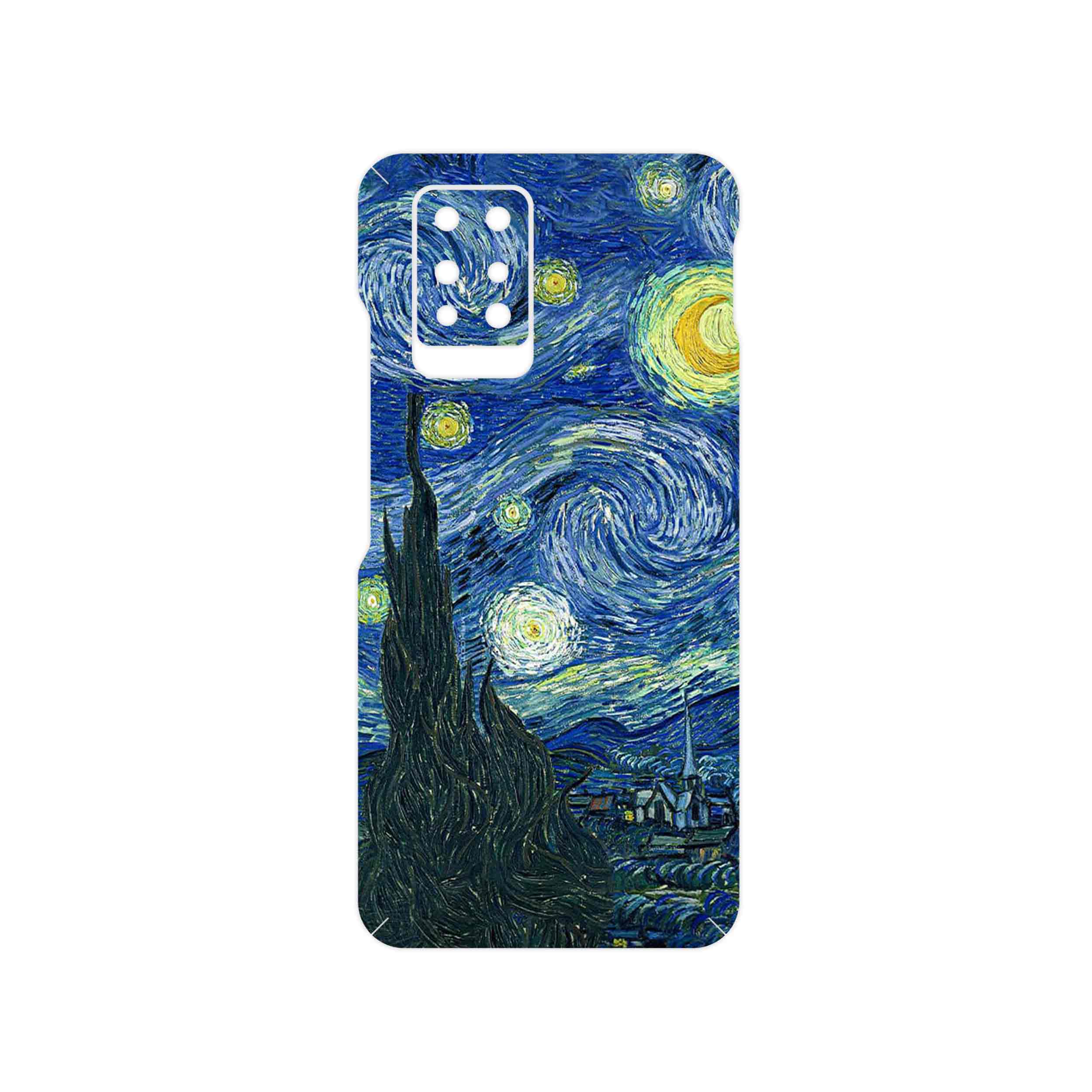 برچسب پوششی ماهوت مدل The Starry Night of van Gogh مناسب برای گوشی موبایل اینفینیکس Note 10 Pro