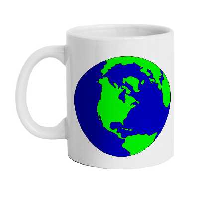 ماگ دارلی طرح کره زمین مدل d251