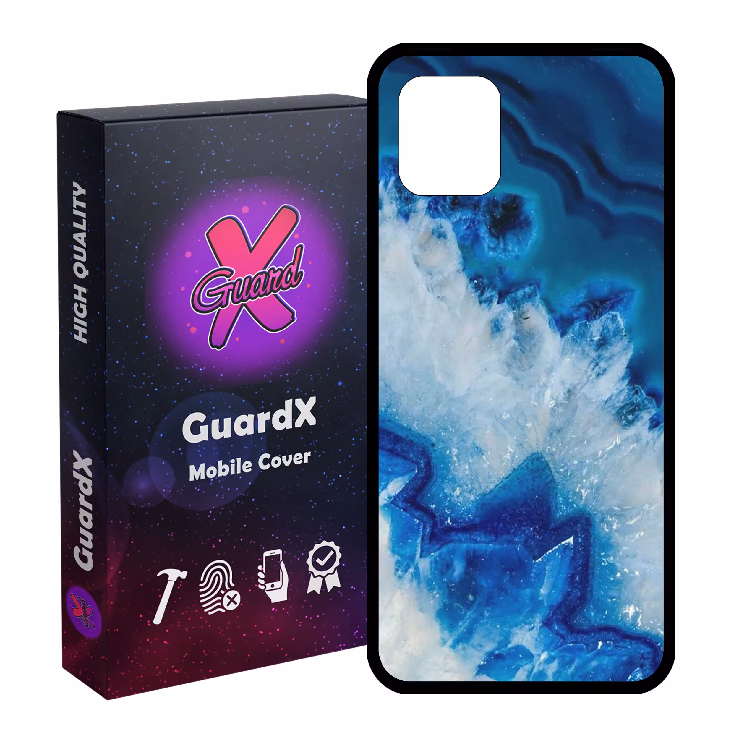 کاور گارد ایکس طرح Blue مدل Glass10407 مناسب برای گوشی موبایل سامسونگ Galaxy Note 10 Lite / A81