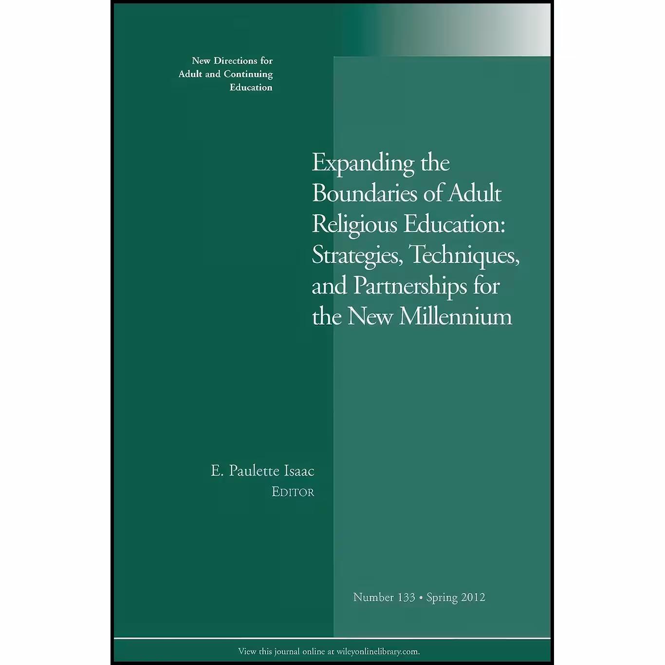 کتاب زبان اصلی Expanding the Boundaries of Adult Religious Education