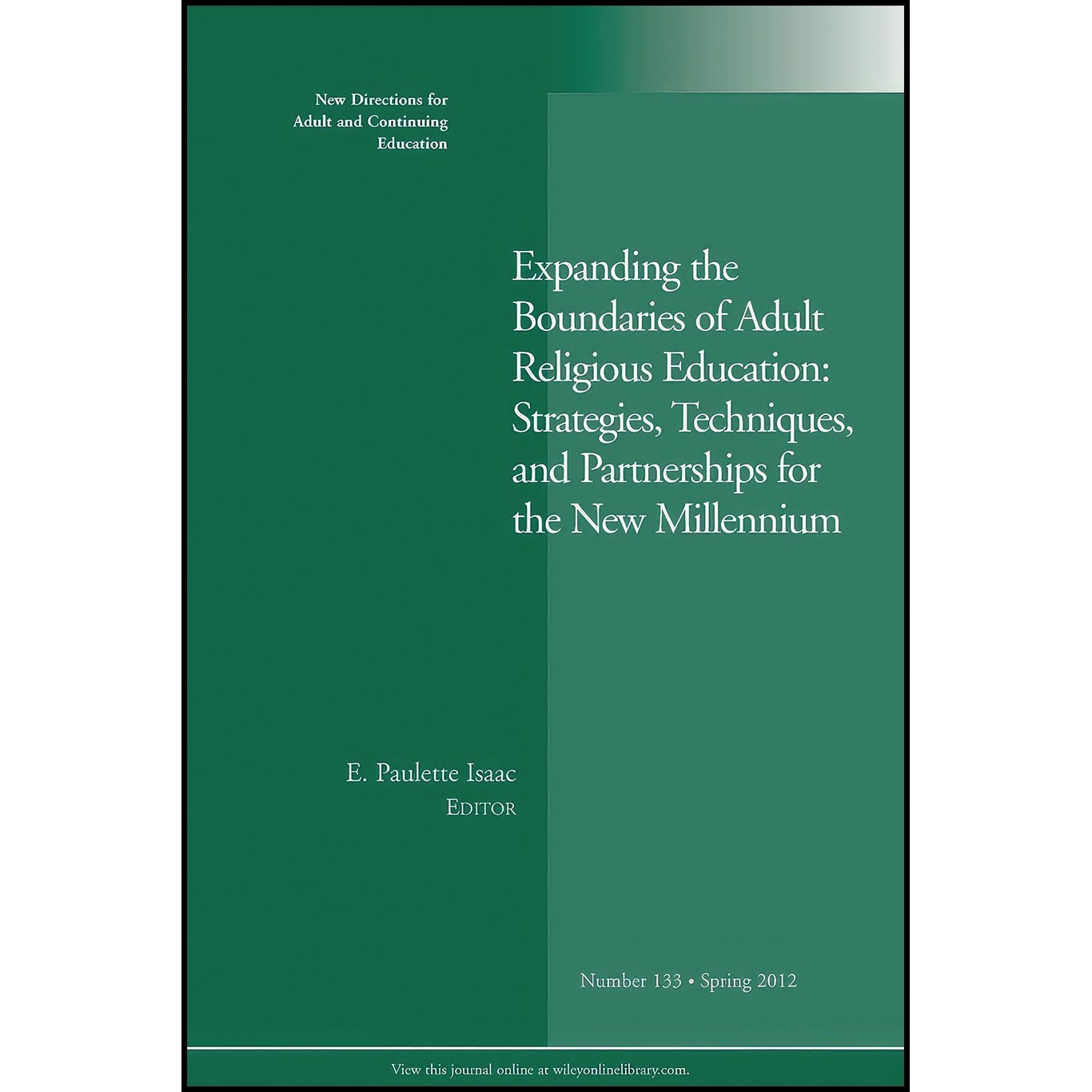 کتاب زبان اصلی Expanding the Boundaries of Adult Religious Education
