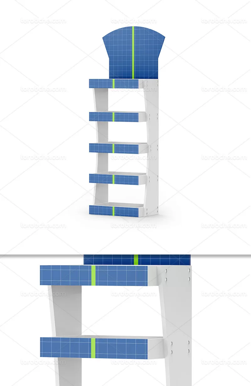 موکاپ استند محصولات | گرافیک با طعم تربچه