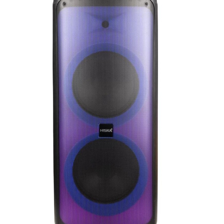 اسپیکر پارتی باکس هیسکا مدل1012 دارای ورودی کارت حافظه گیتار  USB AUXU