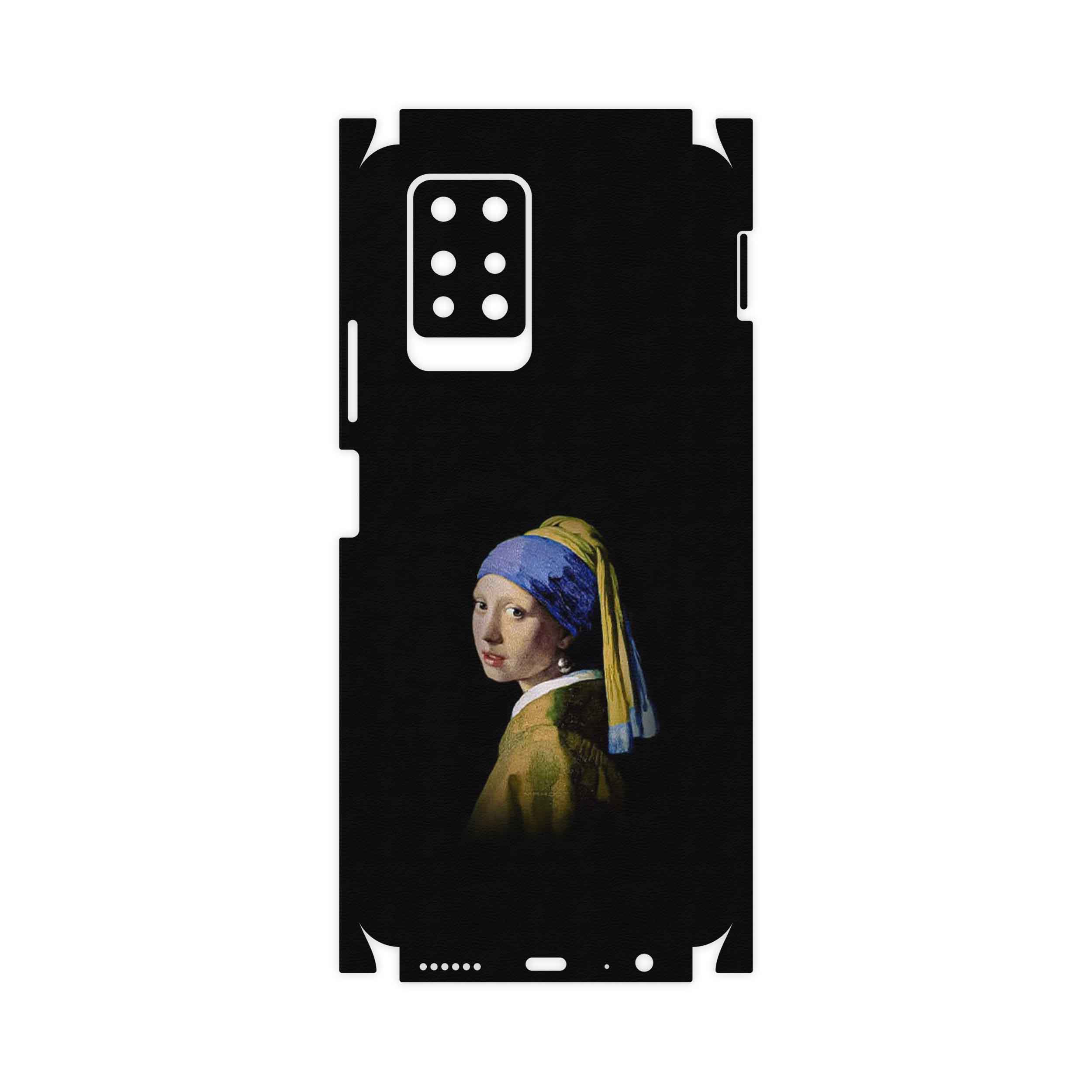 برچسب پوششی ماهوت مدل Girl with a Pearl Earring of Vermeer-FullSkin مناسب برای گوشی موبایل اینفینیکس Note 10 Pro