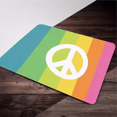 ماوس پد طرح peace کد 3733