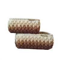  سبد قلاب بافی تریکو کد 37 مجموعه 2 عددی