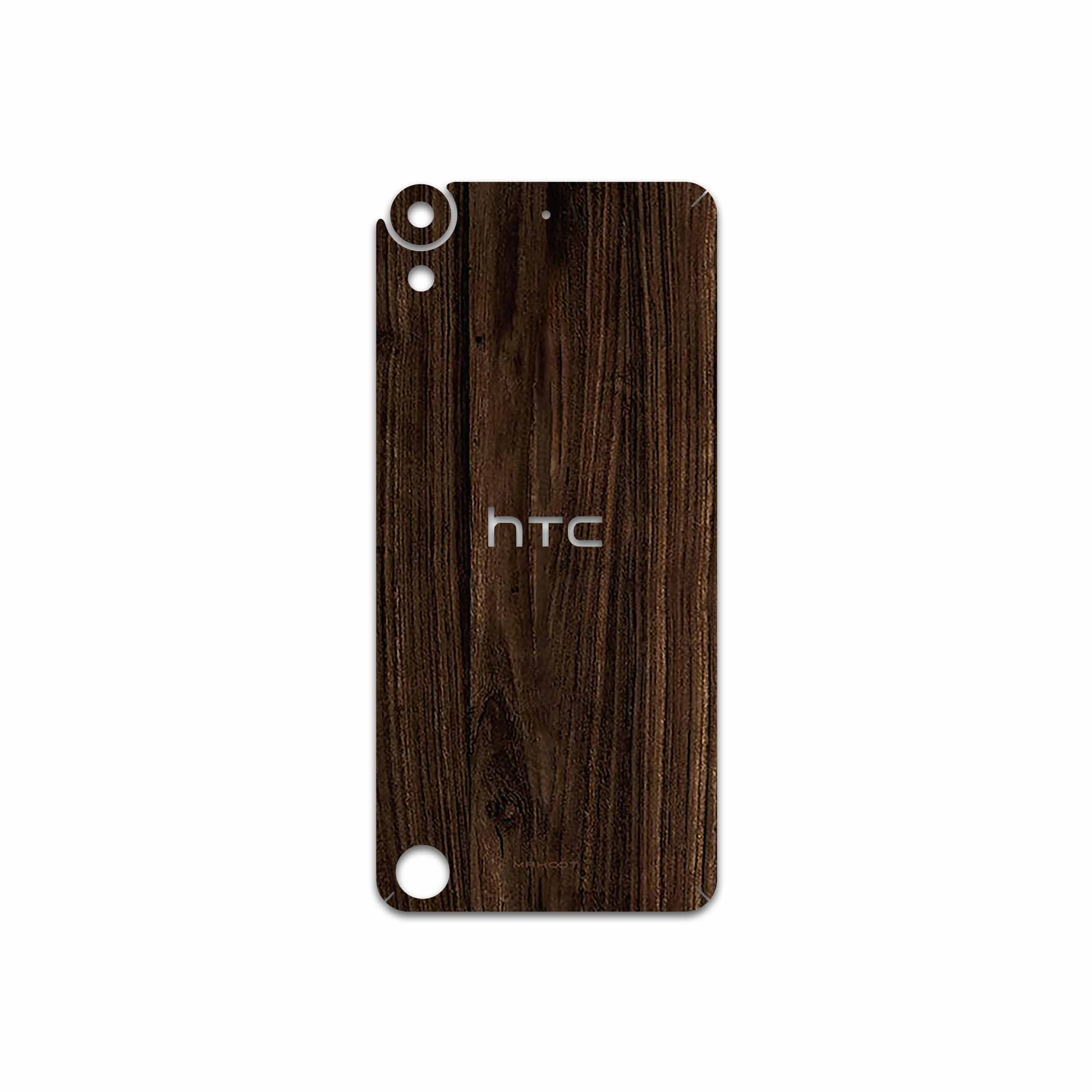 برچسب پوششی ماهوت مدل Dark Walnut Wood مناسب برای گوشی موبایل اچ تی سی Desire 630
