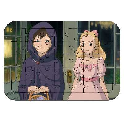 پازل 35 تکه طرح انیمه وقتی مارنی آنجا بود مدل NI1917 