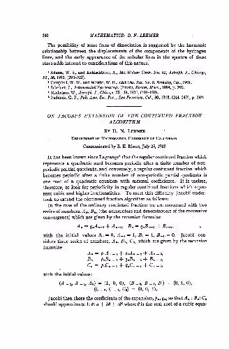 خرید و دانلود نسخه کامل کتاب [Article] On Jacobis Extension of the Continued Fraction Algorithm