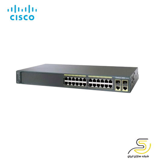 سوئیچ 24 پورت سیسکو مدل WS-C2960-24TC-L ریفر