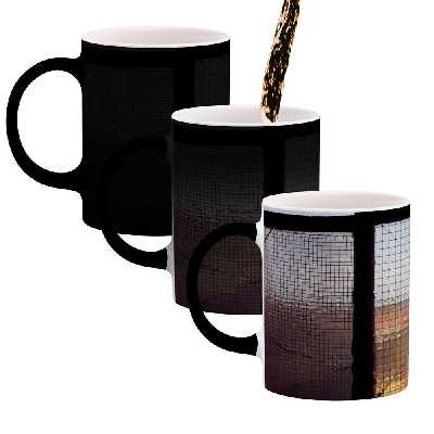 ماگ حرارتی طرح شیشه شکسته مدل mgh02508