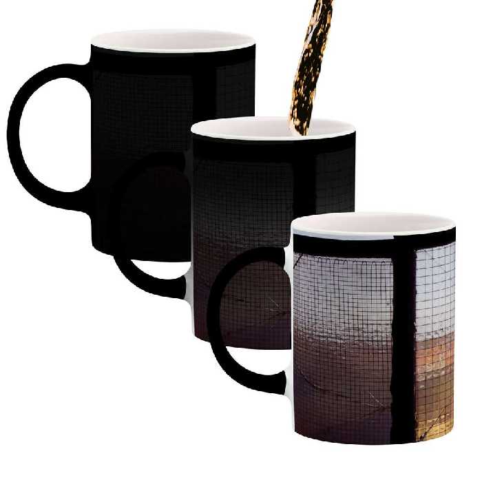 ماگ حرارتی طرح شیشه شکسته مدل mgh02508