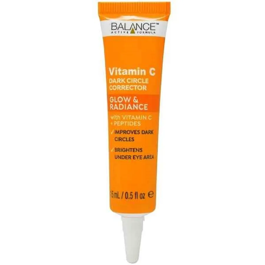 کرم دور چشم ویتامین C بالانس ضد چروک و تیرگی مدل Glow & Radiance حجم 15 میل