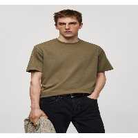 تی شرت سبز مردانه 100 ٪ پنبه روزمره T MANGO Man