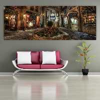 تابلو بوم طرح نمای شهرهای دیدنی دنیامدل SDB3525