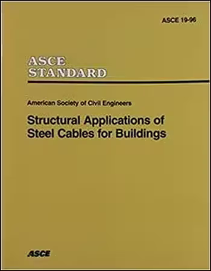 󾕇 ASCE, Structural Applications of Steel Cables for Buildings, 1997 - دانلود کتاب های دانشگاهی