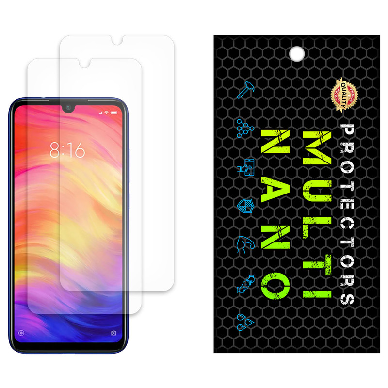 محافظ صفحه نمایش مات مولتی نانو مدل X-S2M مناسب برای گوشی موبایل شیائومی Redmi Note 7 Pro بسته دو عددی | کالا برتری