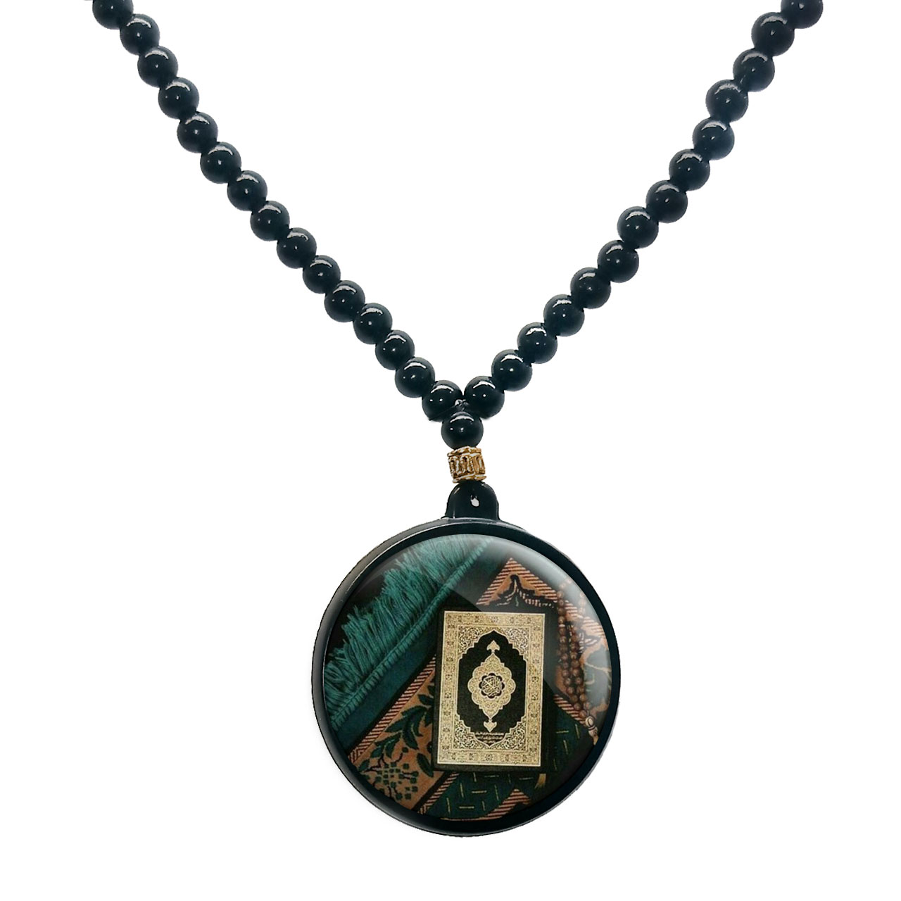 گردنبند پرمانه طرح جشن تکلیف کد pmd.25773 مدل دو طرفه