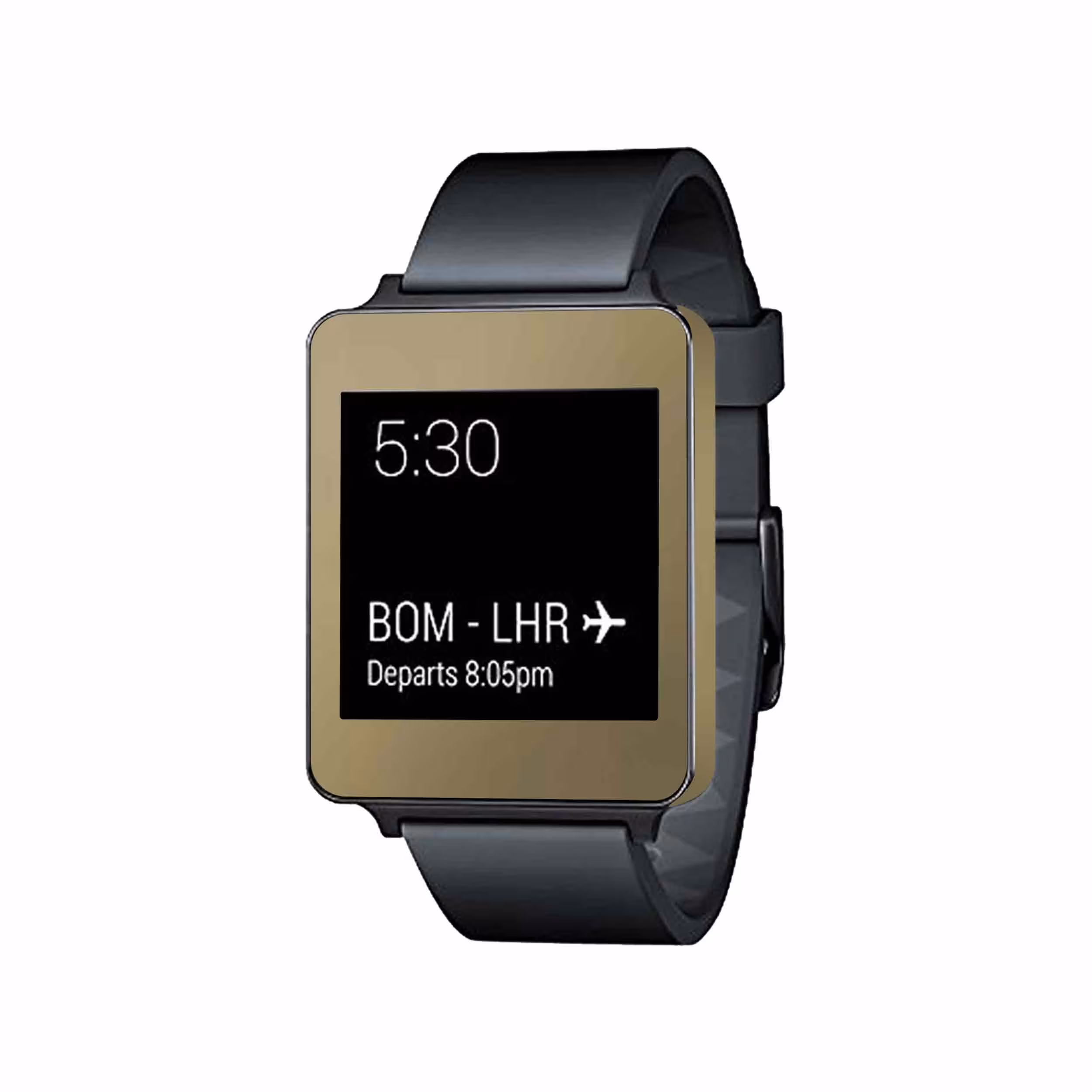 برچسب ماهوت طرح Matte Gold مناسب برای ساعت هوشمند ال جی G Watch