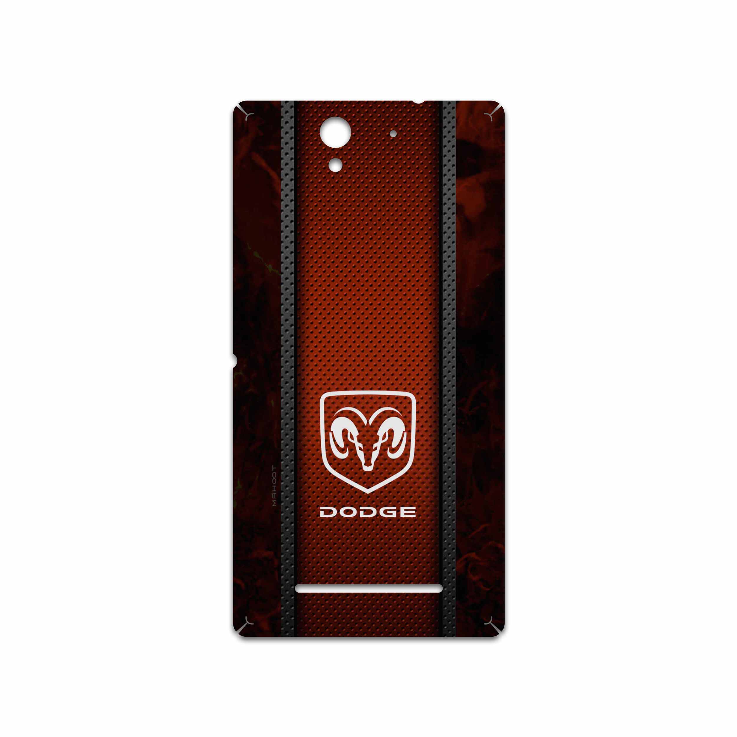 برچسب پوششی ماهوت مدل Dodge مناسب برای گوشی موبایل سونی Xperia C3 Dual