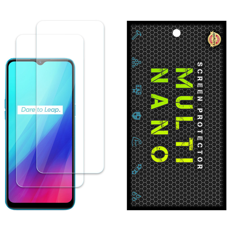 محافظ صفحه نمایش مولتی نانو مدل X-S2N مناسب برای گوشی موبایل ریلمی C3 3 Camera بسته دو عددی | کالا برتری