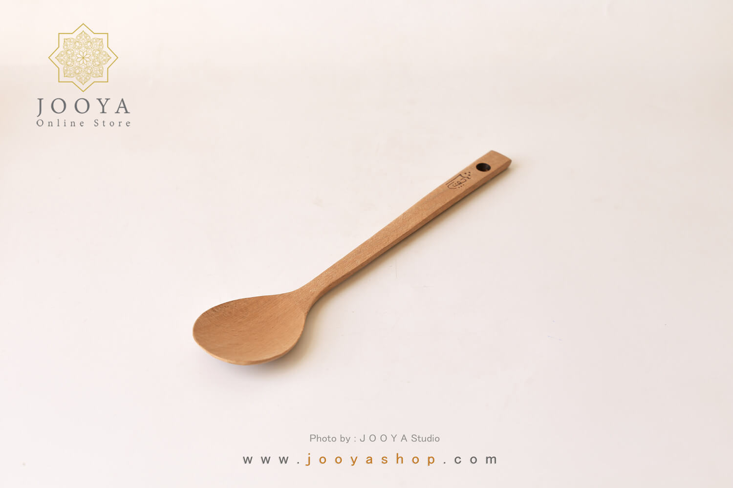 قاشق بلند از جنس چوب