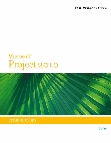 خرید و دانلود نسخه کامل کتاب New Perspectives on Microsoft Project 2010: Introductory