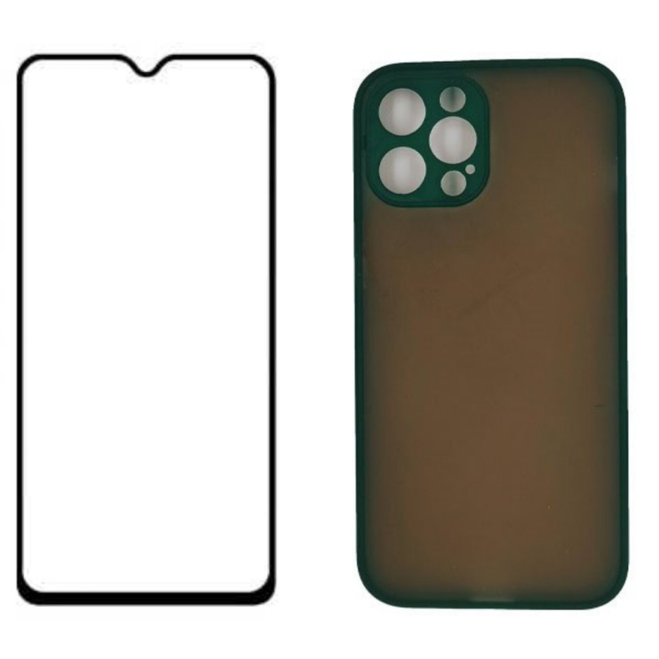 کاور مدل m_i12_pm مناسب برای گوشی موبایل اپل iphone 12 pro max همراه با محافظ صفحه نمایش