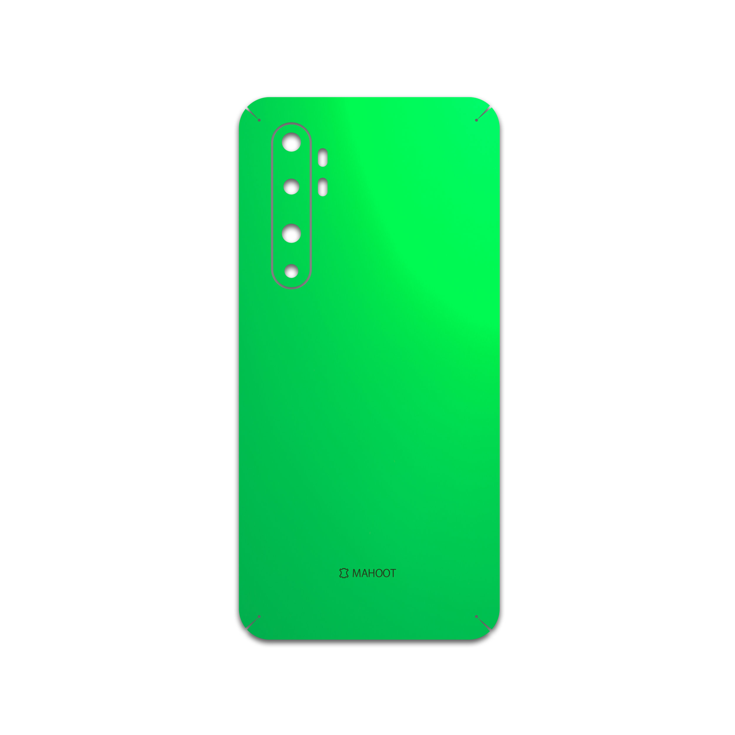 برچسب پوششی ماهوت مدل Matte-Green مناسب برای گوشی موبایل شیائومی Mi Note 10 Lite