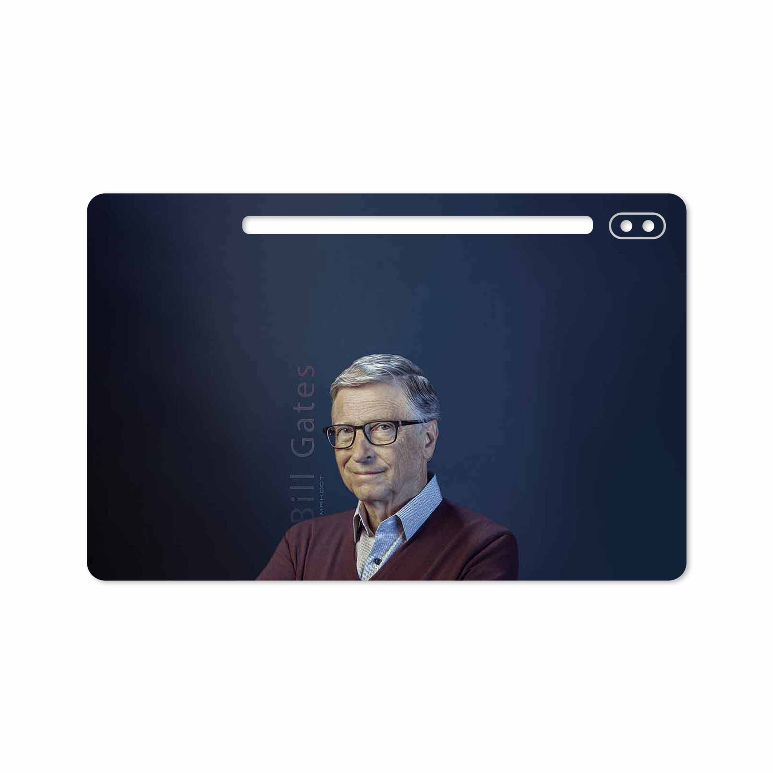 برچسب پوششی ماهوت مدل Bill Gates مناسب برای تبلت سامسونگ Galaxy Tab S6 2019 SM-T860