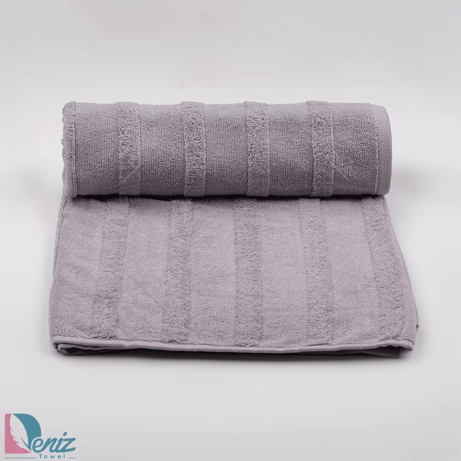 حوله دستی طرح سالوینو رنگ طوسی روشن