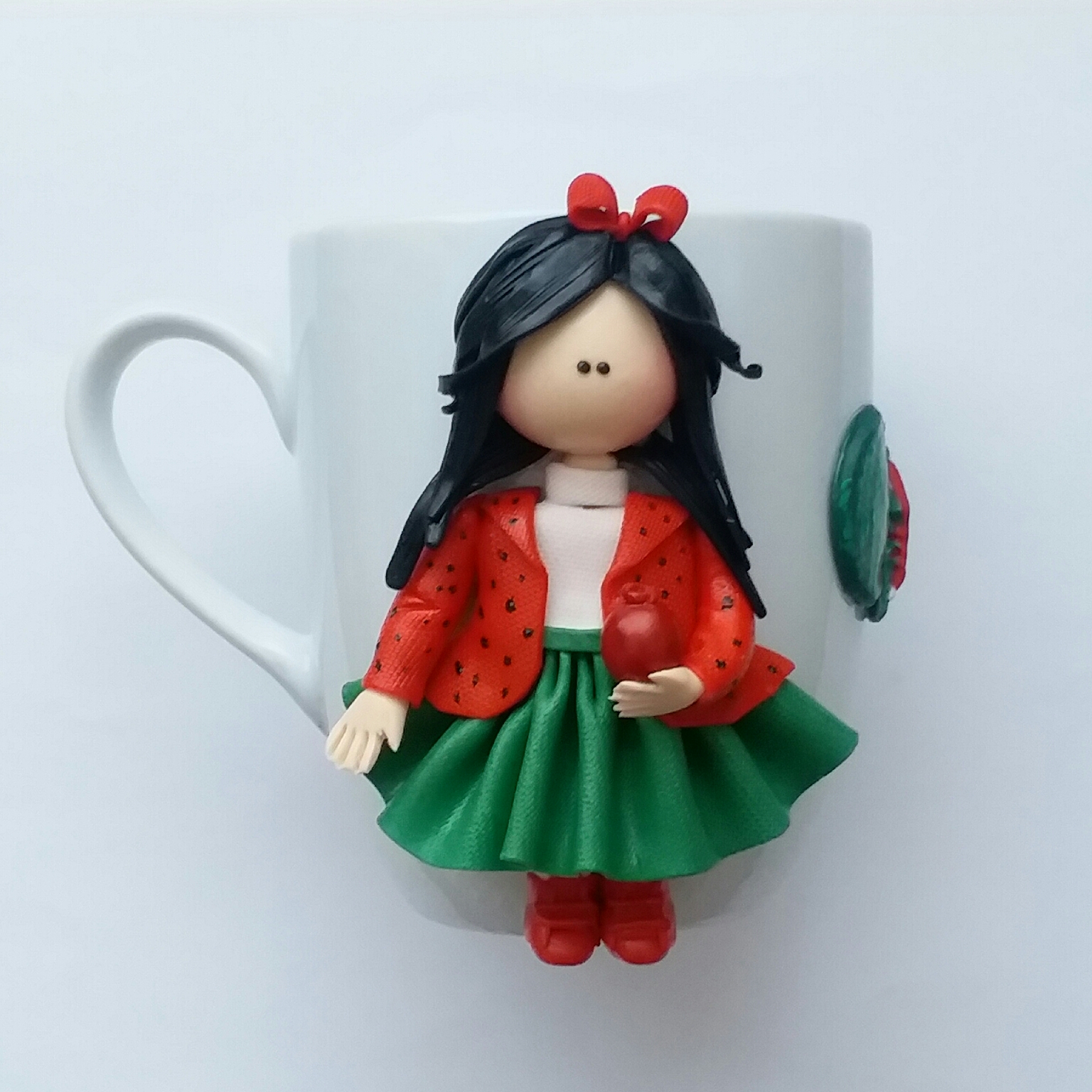 ماگ مدل دختر عروسکی A343