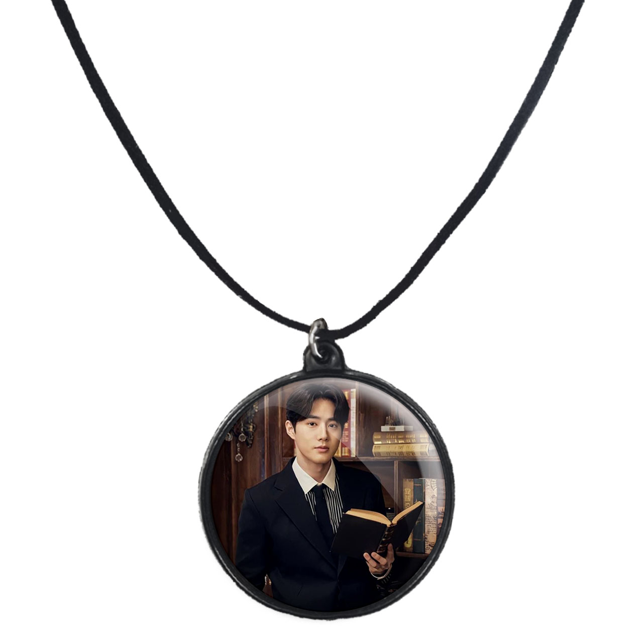 گردنبند پرمانه طرح exo کد pmb.14072 مدل دو طرفه