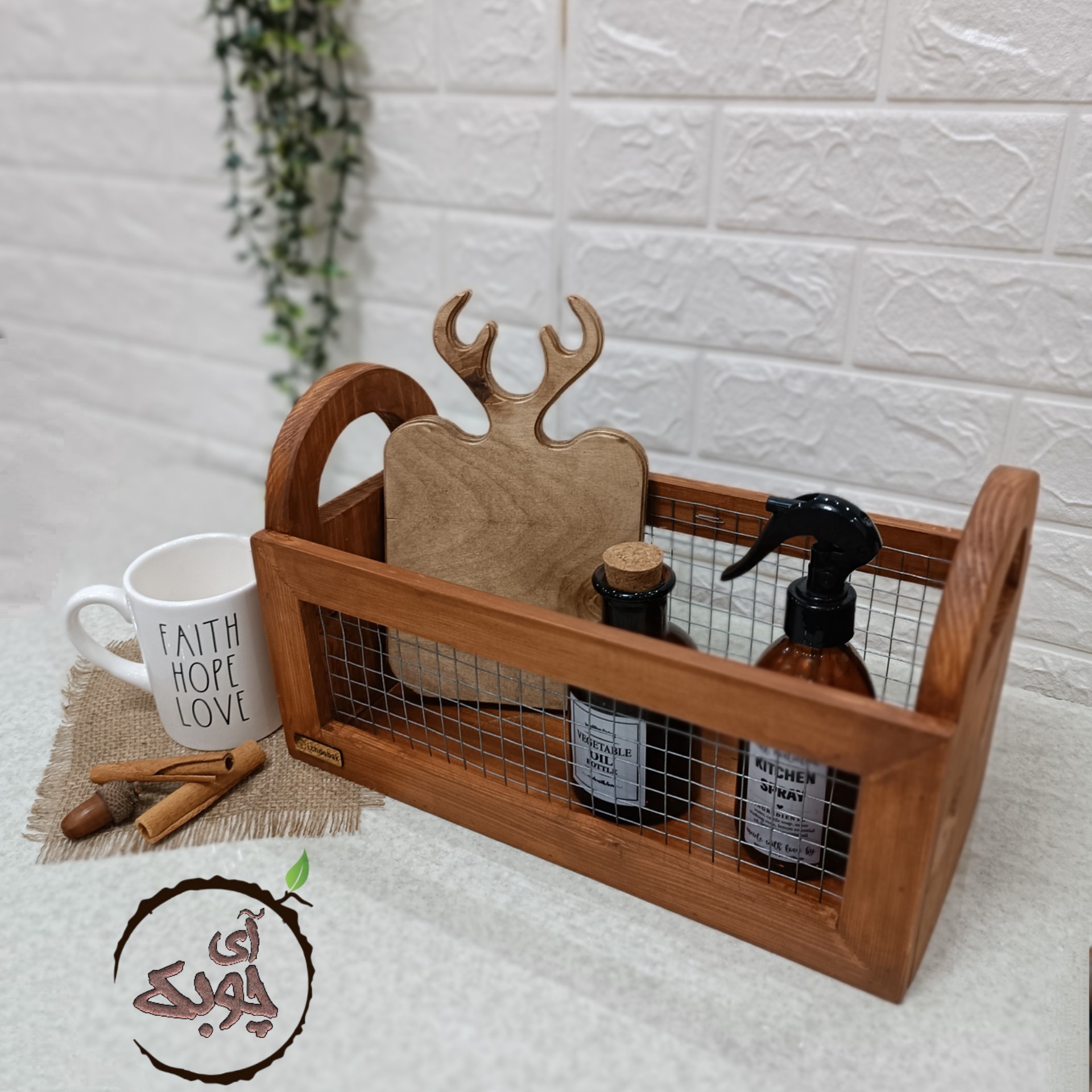 باکس چوبی نظم دهنده آشپزخانه