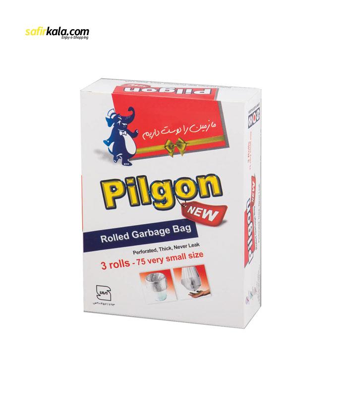 کیسه زباله پیلگون مدل vs00 بسته 75 عددی