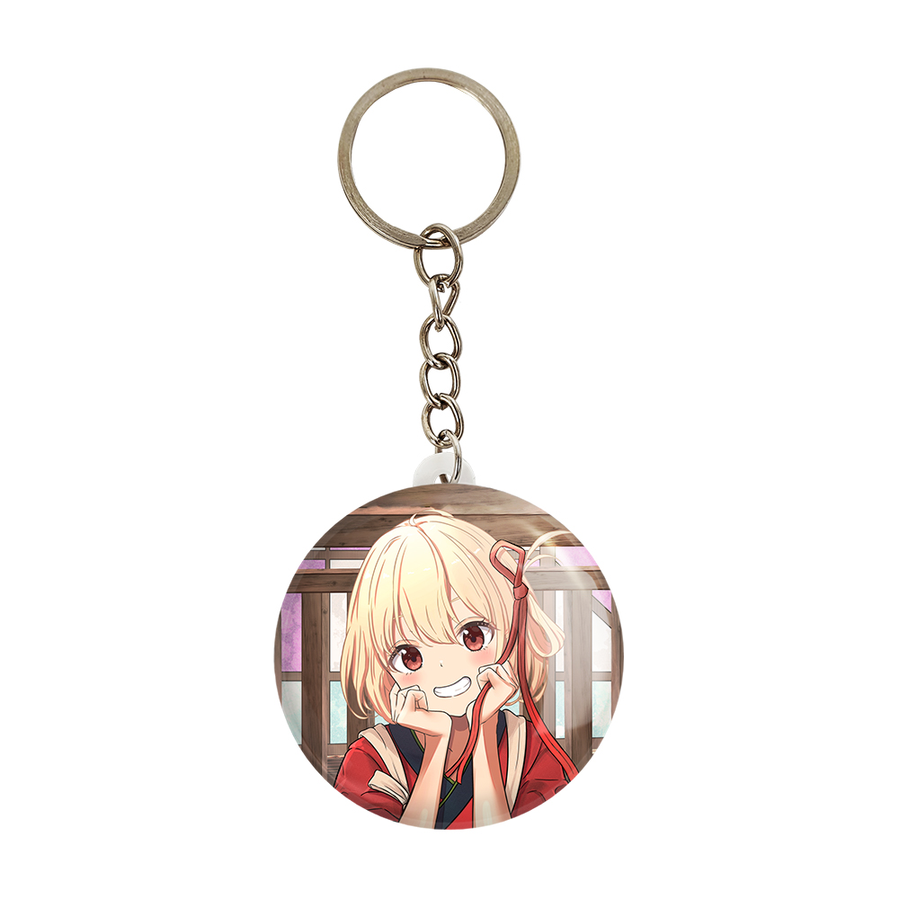 جاکلیدی خندالو مدل چیساتو انیمه لیکوریس ریکویل Lycoris Recoil کد 23043