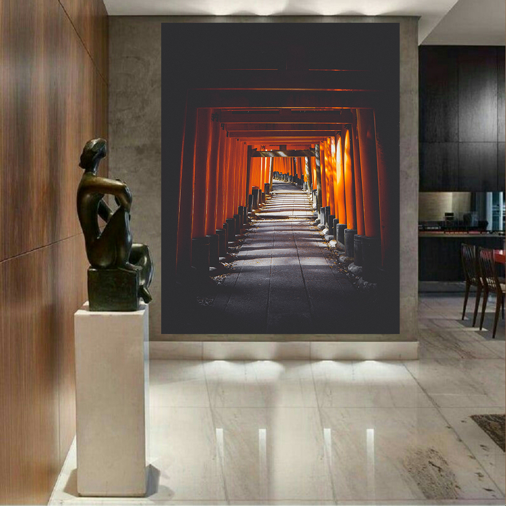 تابلو بوم طرح تونل مدل Dark کد AR2669