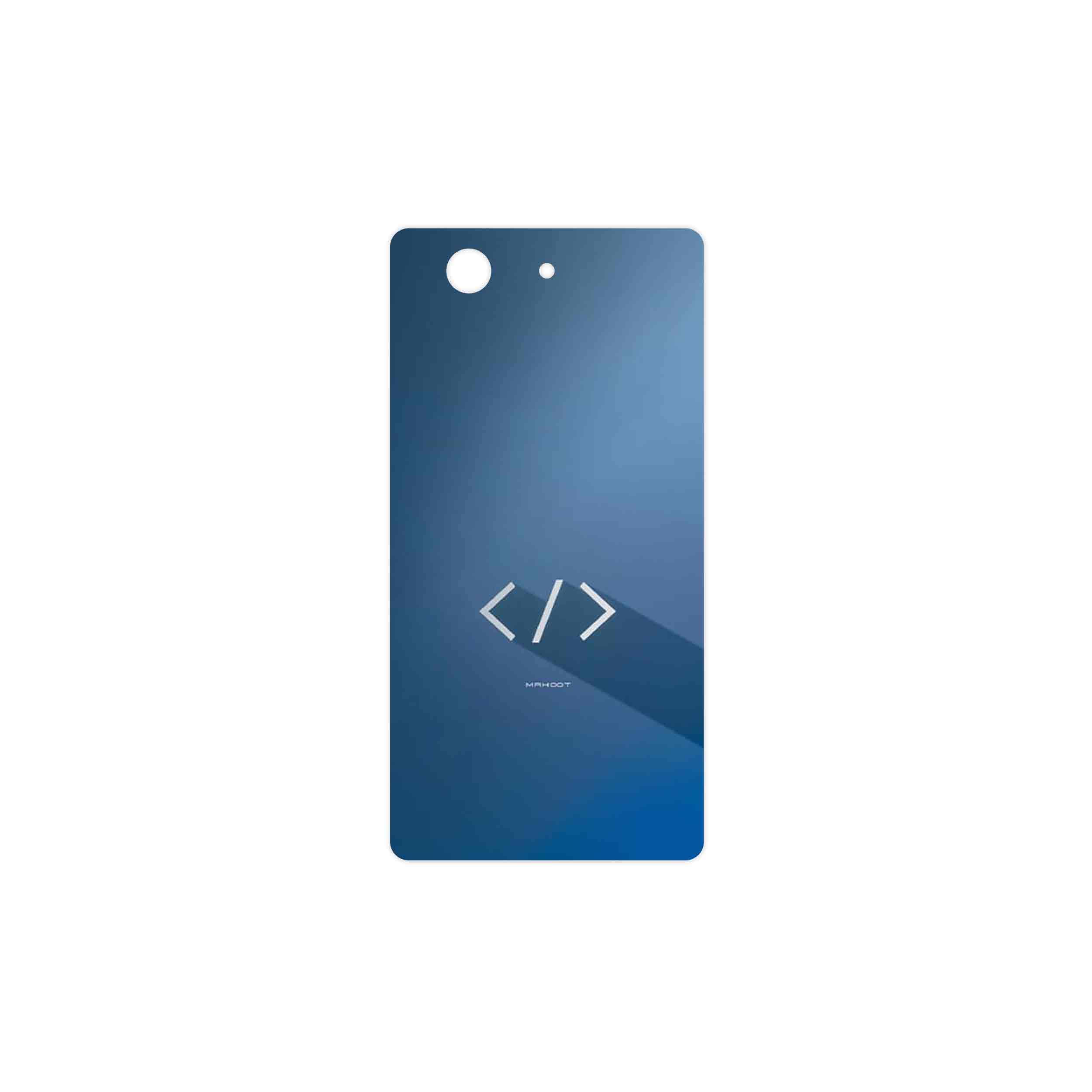 برچسب پوششی ماهوت مدل Minimal Coding icon مناسب برای گوشی موبایل سونی Xperia Z3 Compact