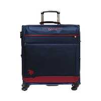 چمدان و ساک آبی مردانه زنانه پارچه دریایی یونیزکس اندازه بزرگ plvlz9103a b US Polo Assn