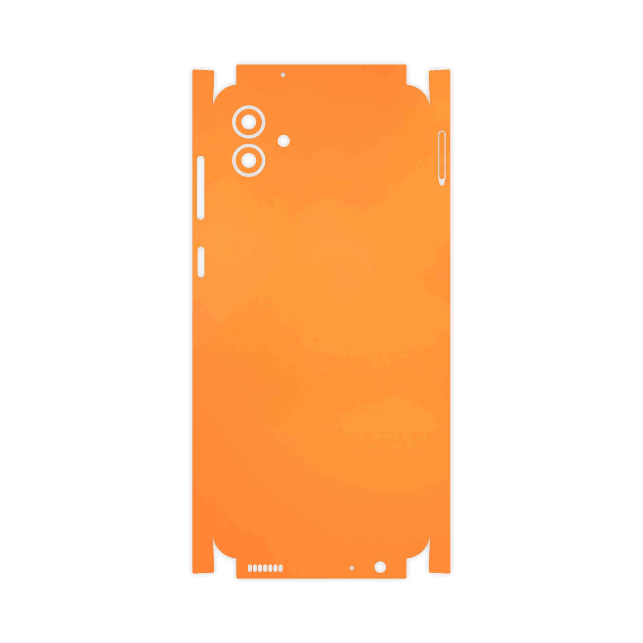 برچسب پوششی ماهوت مدل Matte-Orange-FullSkin مناسب برای گوشی موبایل سامسونگ Galaxy A04